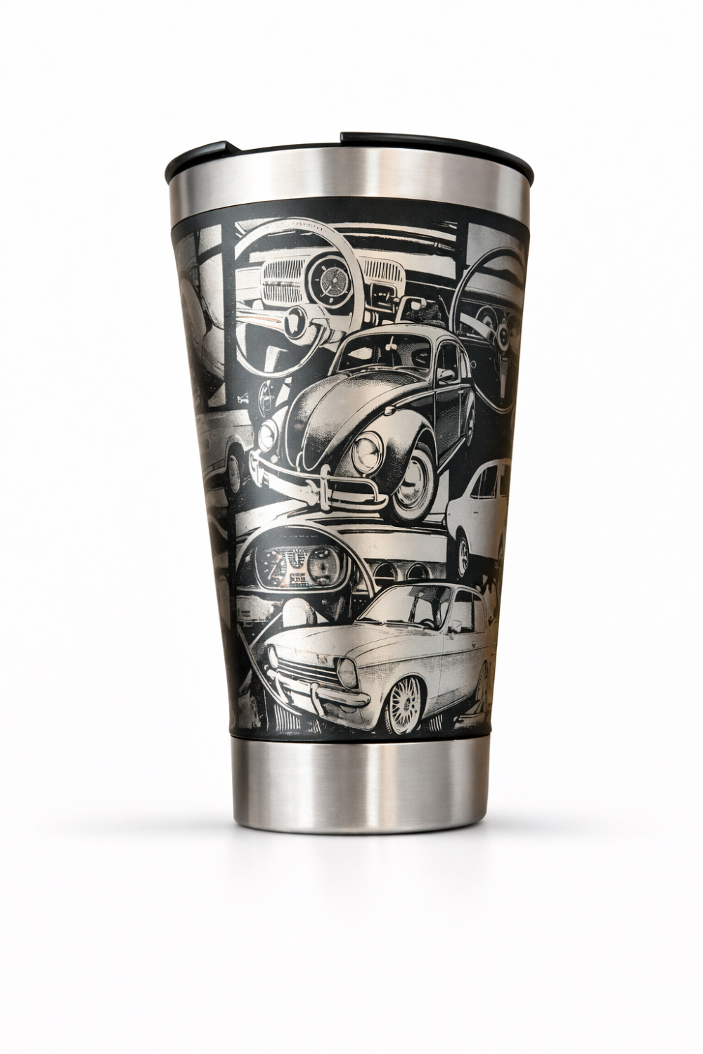 Copo Termico 473ml | Personalizado a Laser - Carros Clasicos