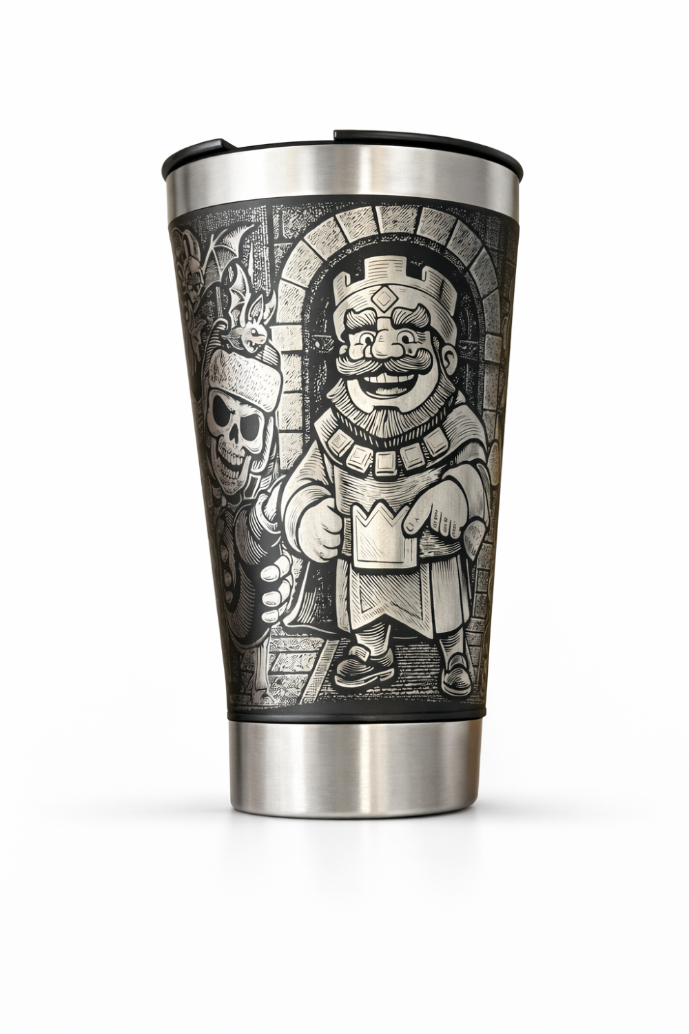 Copo Termico 473ml | Personalizado a Laser - Jogo Clashe Royale