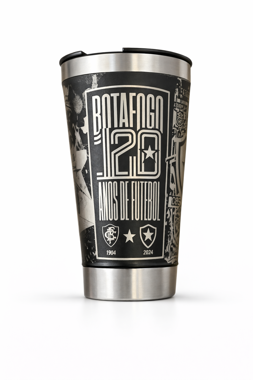 Copo Termico 473ml | Personalizado a Laser - Time Botafogo Glorioso
