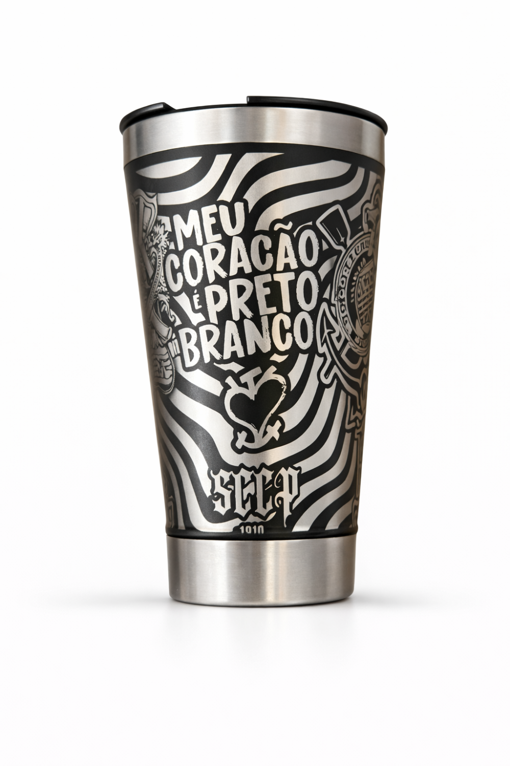 Copo Termico 473ml | Personalizado a Laser - Time Corinthinas